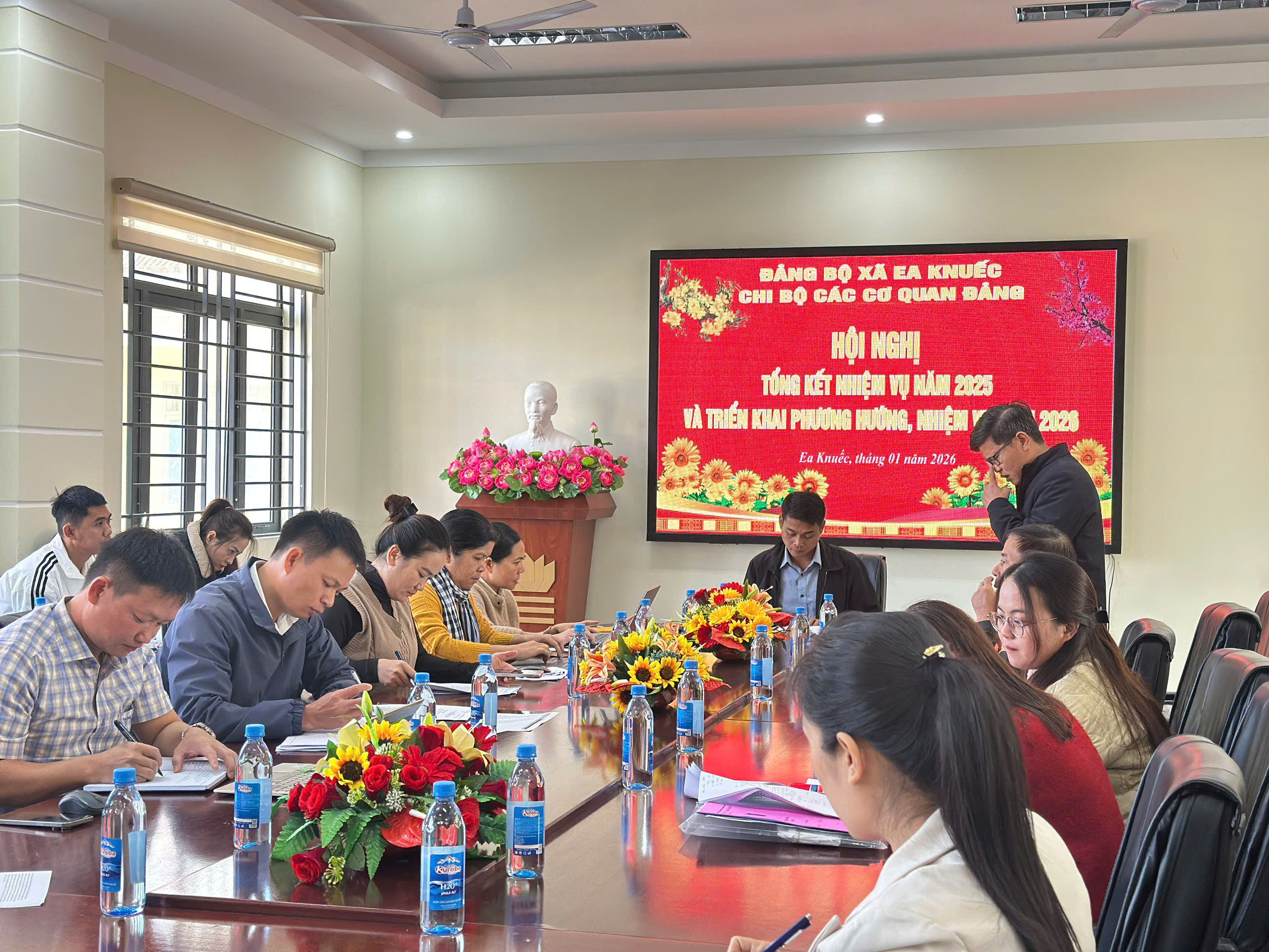 CHI BỘ CƠ QUAN ĐẢNG TỔNG KẾT CÔNG TÁC NĂM 2025  VÀ TRIỂN KHAI NHIỆM VỤ NĂM 2026